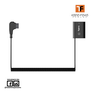 SmallRig 4253B Cable de alimentaci&oacute;n de bater&iacute;a ficticia D-Tap a Sony NP-FZ100