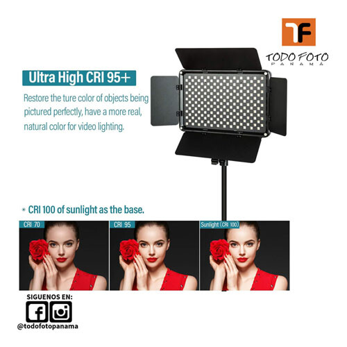 VILTROX VL-S192T Kit de iluminación de luz de video - Imagen 2