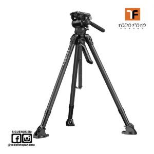 SmallRig 4259 Kit de tr&iacute;pode hidr&aacute;ulico de fibra de carbono TRIBEX X Potato Jet