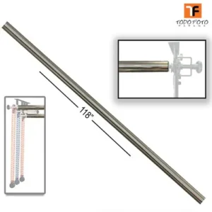 Tubo de aluminio travesa&ntilde;o para fondo sistema apoyo br10