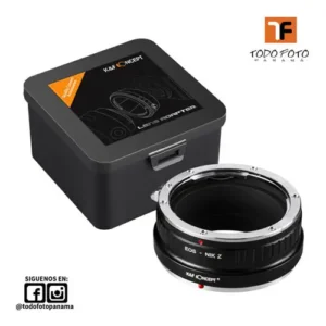 Adaptador de lentes para lentes Canon EF a montura de c&aacute;mara Nikon Z  -  KF06.367