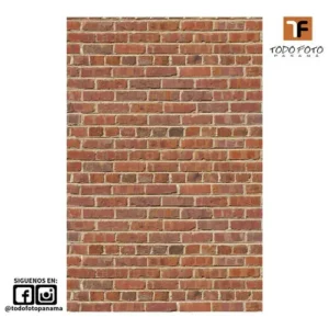 Savage papel de fondo impreso ladrillo rojo p-pa5318rbr