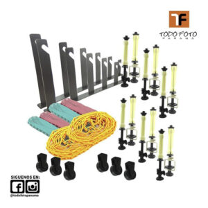 Soporte para fondos + 6 enrolladores bs06m