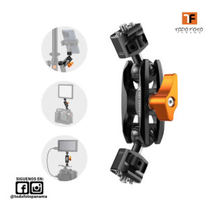 KF31.082 Brazo mágico MS14 de K&F Concept con cabezales esféricos dobles