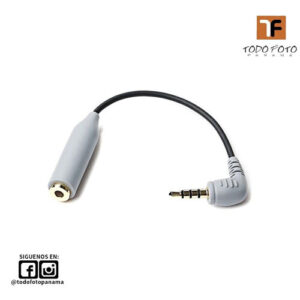Boya by-cip2 adaptador de cable micr&oacute;fono 3,5 mm para tel&eacute;fonos inteligentes