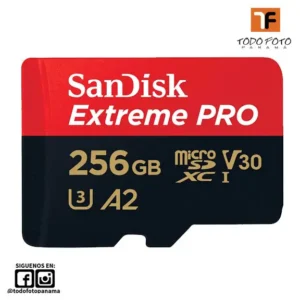 SanDisk Tarjeta Extreme PRO microSD UHS-I de 256 GB