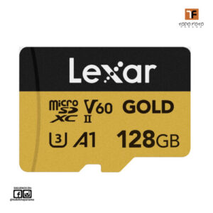 Tarjeta de memoria micro SD profesional de 128 GB V60 Lexar