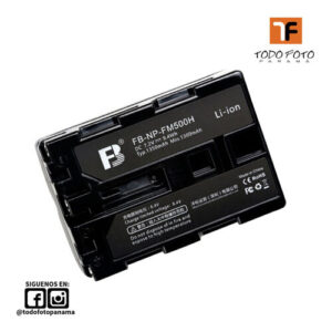 Npfm500h - bater&iacute;a recargable de iones litio para c&aacute;maras r&eacute;flex digitales sony alpha fb-np-fm500h