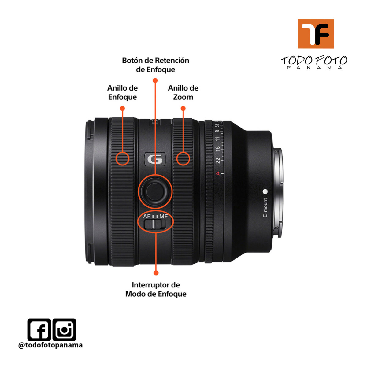 Sony FE 24-50mm f/2.8 | SEL2450G - Imagen 2