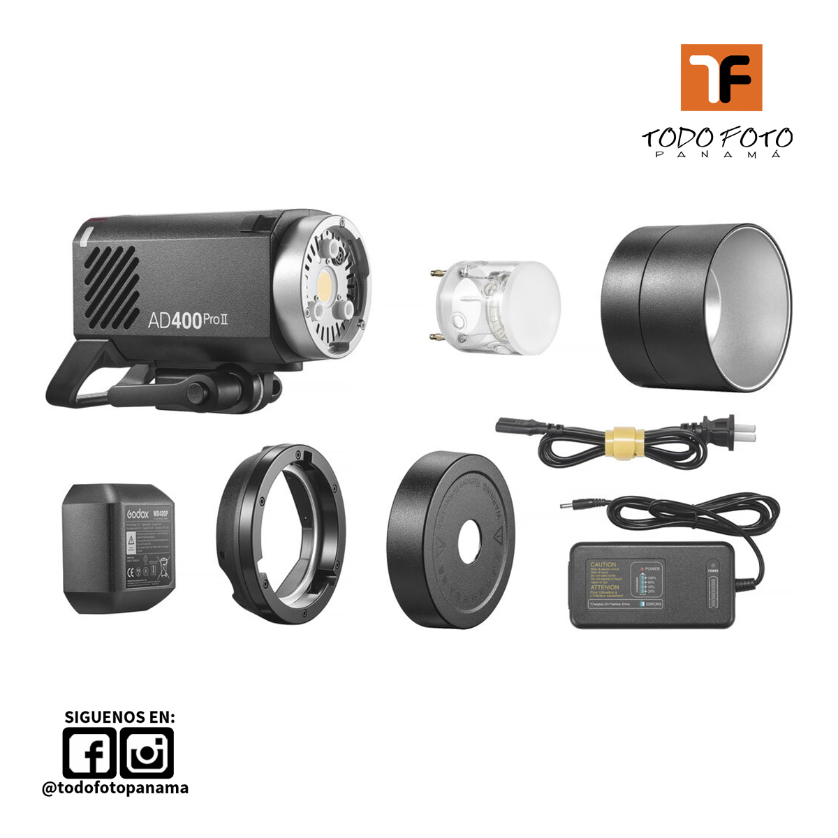 Godox AD400Pro II All-in-One Outdoor Flash - Imagen 3